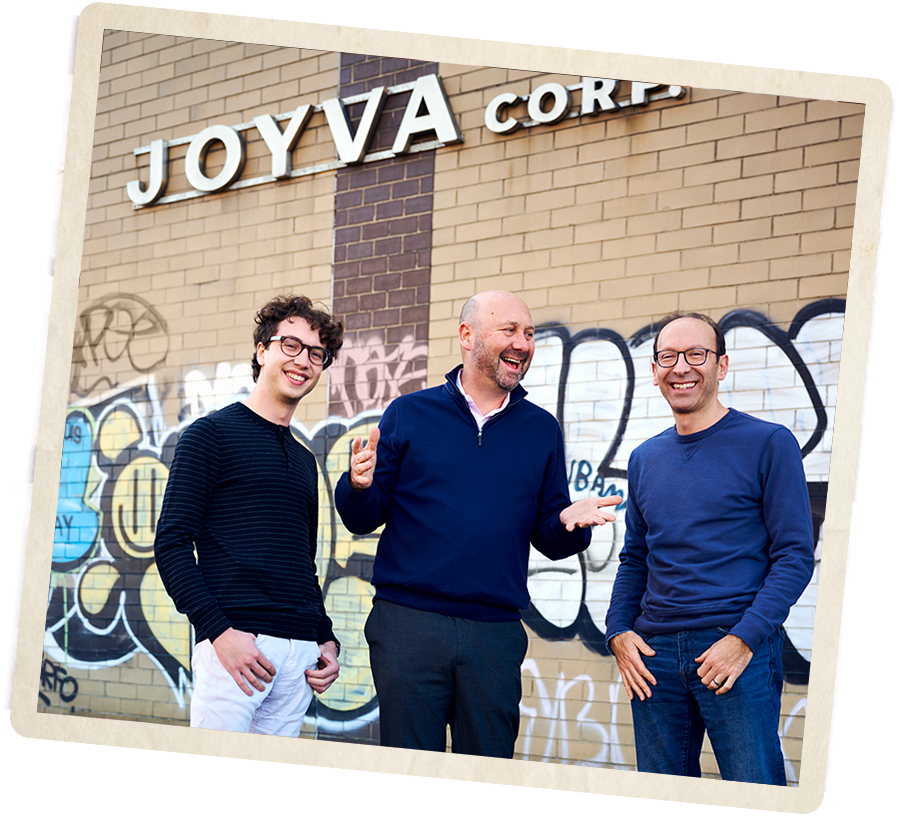 Joyva-Contact Us Page - Richard, Sandy, and Ben
